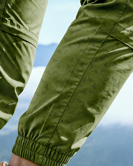 Pair of Hiking Boots on Woman's Legs Mockup