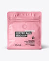 Matte Coffee Bag Mockup