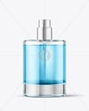 Color Liquid Glass Perfume Bottle Mockup