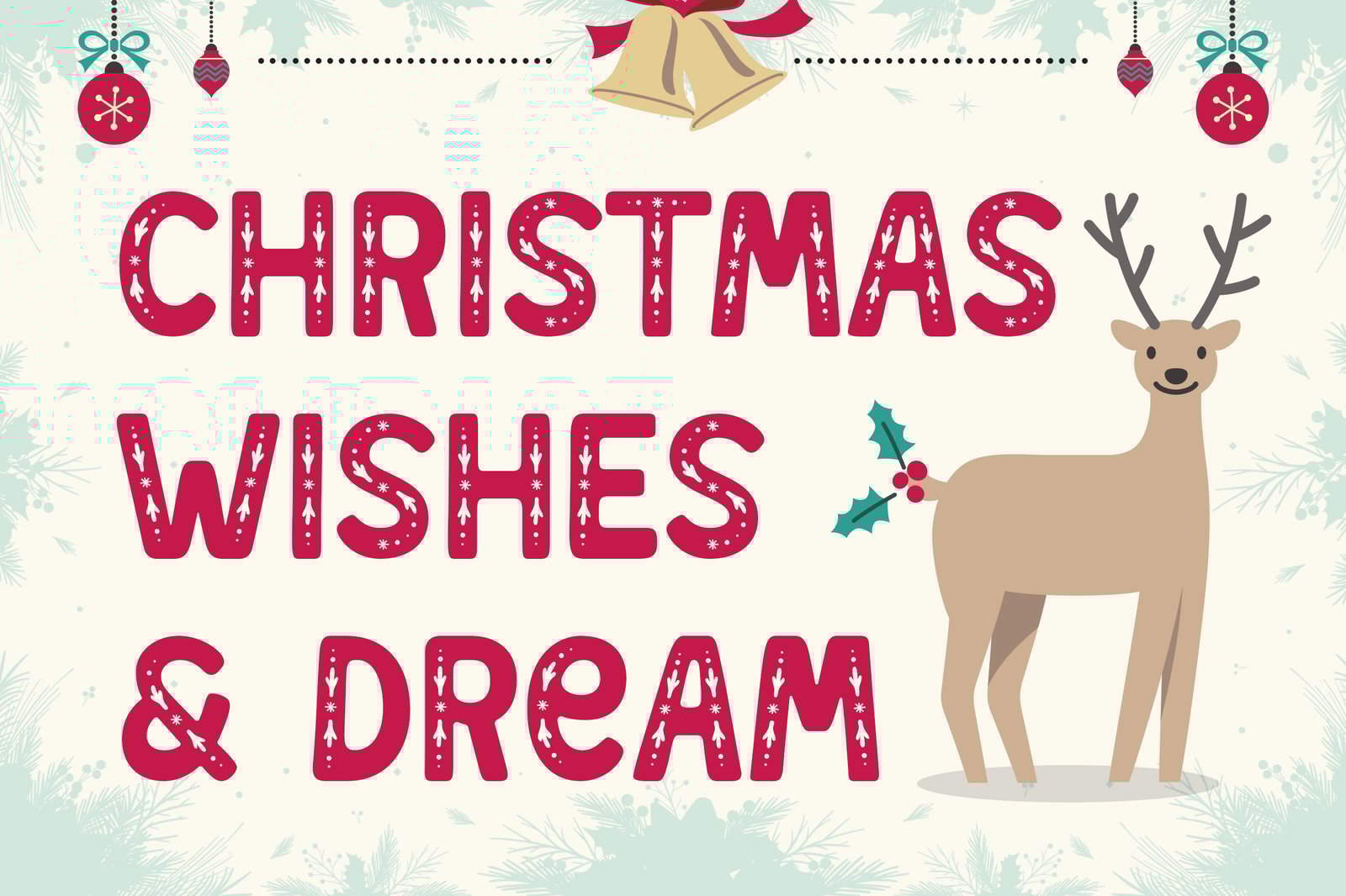 DT Forest Crystal - Christmas Display Font