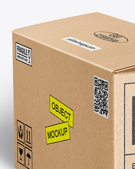 Kraft Paper Box Mockup
