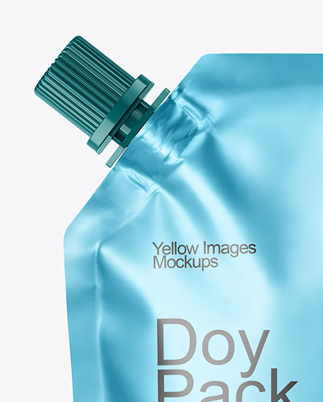 Metallic Doy Pack Mockup