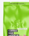 Glossy Coffee Bag Mockup
