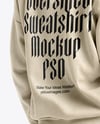 Black Man Wearing an Oversize Sweatshirt and Wide Jeans Mockup