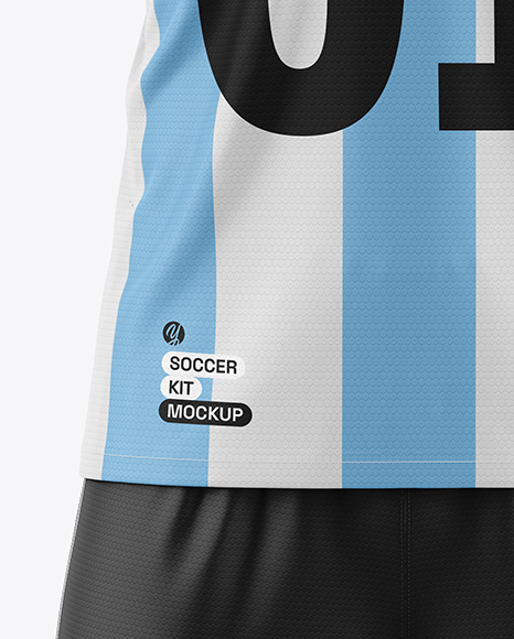 Soccer Kit Mockup - Front View