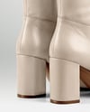 Pair of Women's High-Knee Boot Mockup