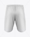 Soccer Shorts Mockup - Back View