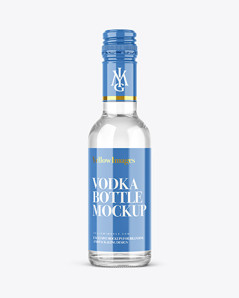 250ml Vodka Bottle Mockup - Packaging mockups