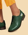 Oxford Shoes on Woman's Legs Mockup