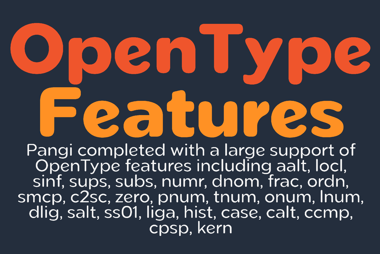Pangi Rounded Font