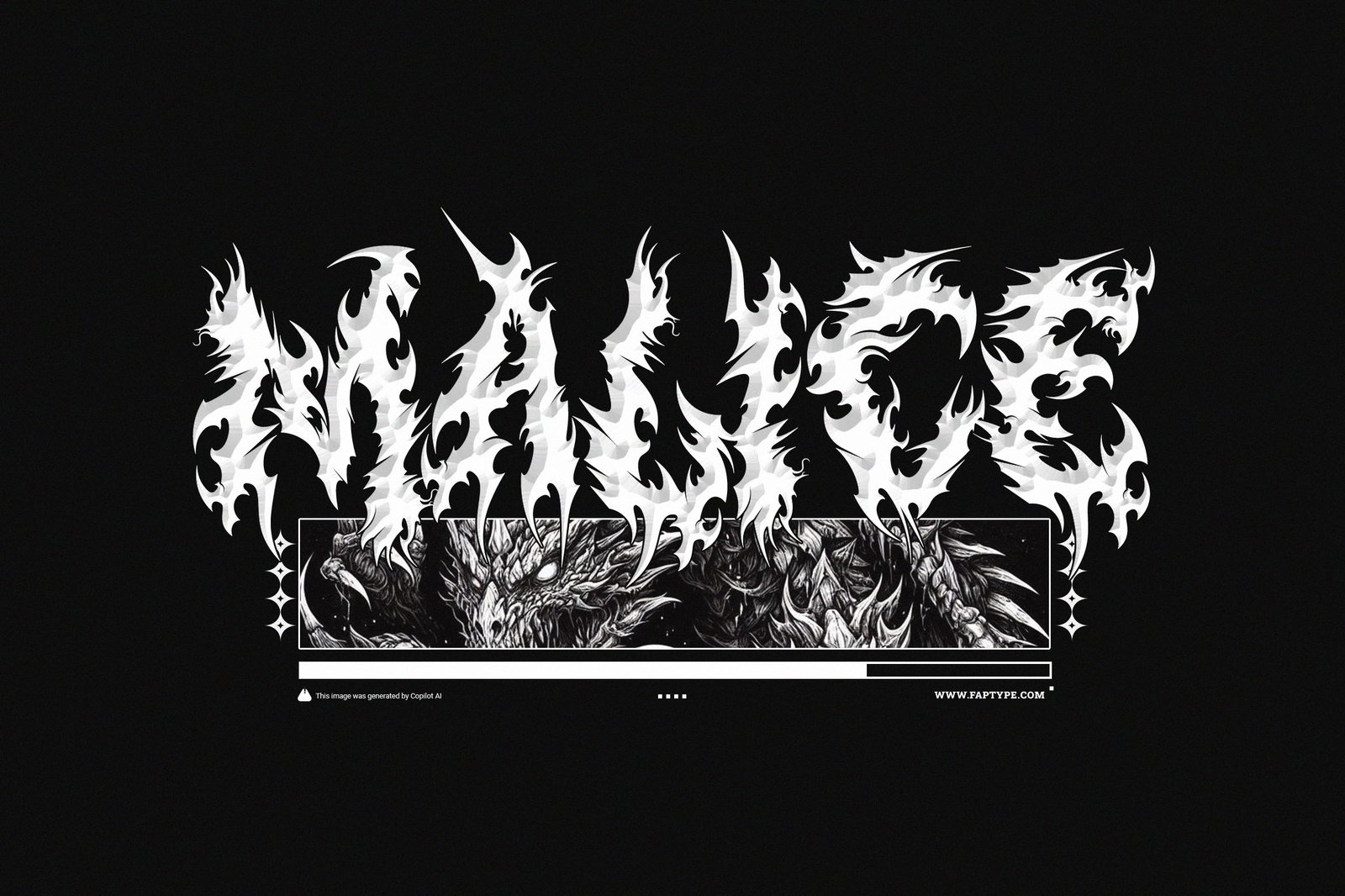 Mortal Reign | Dragonic Black Metal Font