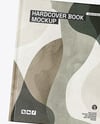 Two Hardcover Books w/ Leather Covers Mockup