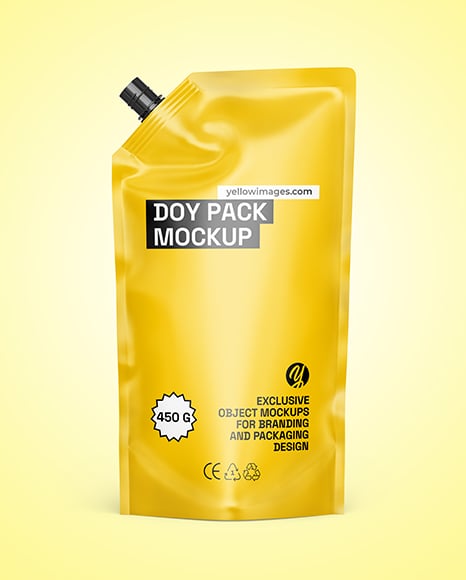 Matte Doy Pack Mockup