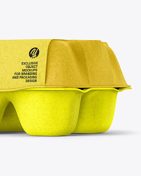 Egg Carton Packaging Mockup