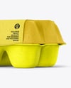 Egg Carton Packaging Mockup