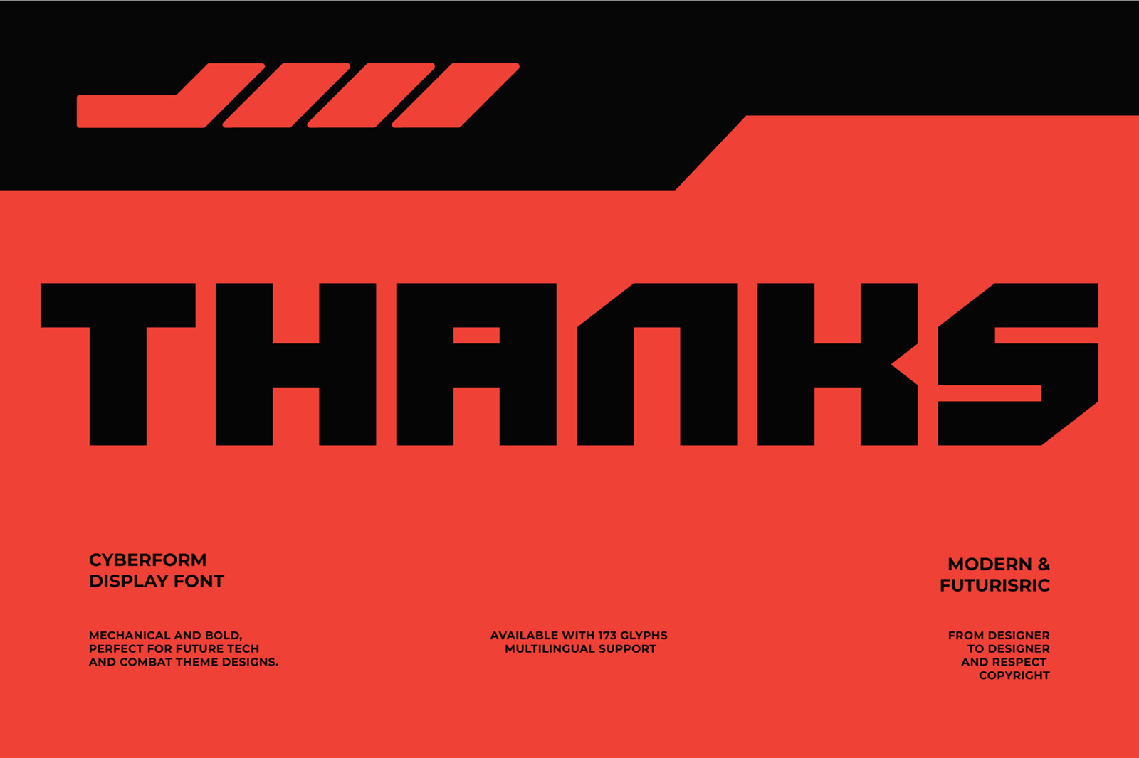 Cyberform - Futuristic Font