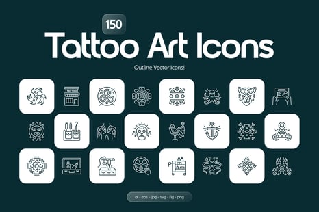 Tattoo Art Icons - Inspirational icons