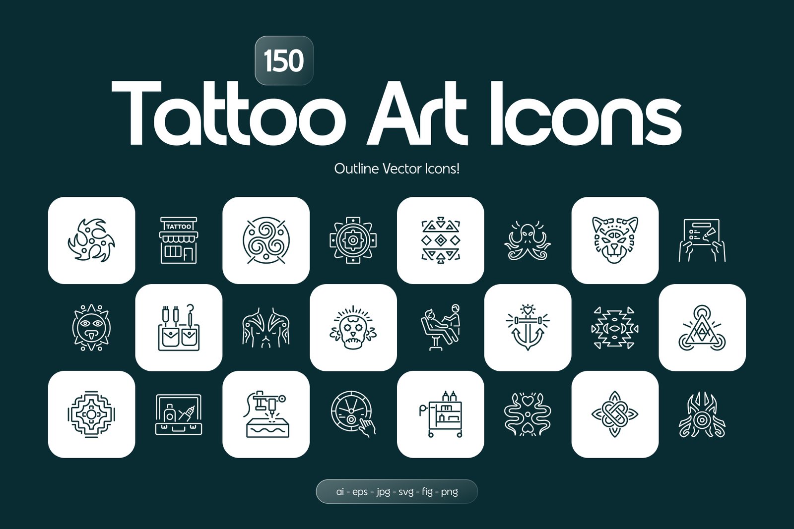 Tattoo Art Icons