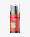 Cosmetic Bottle with Pump Mockup