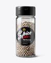 Spice Jar with Whole White Pepper Mockup