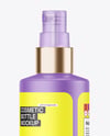 Matte Cosmetic Bottle with Spray Pump Mockup