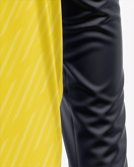 Full-Zip Long Sleeve Jersey Mockup