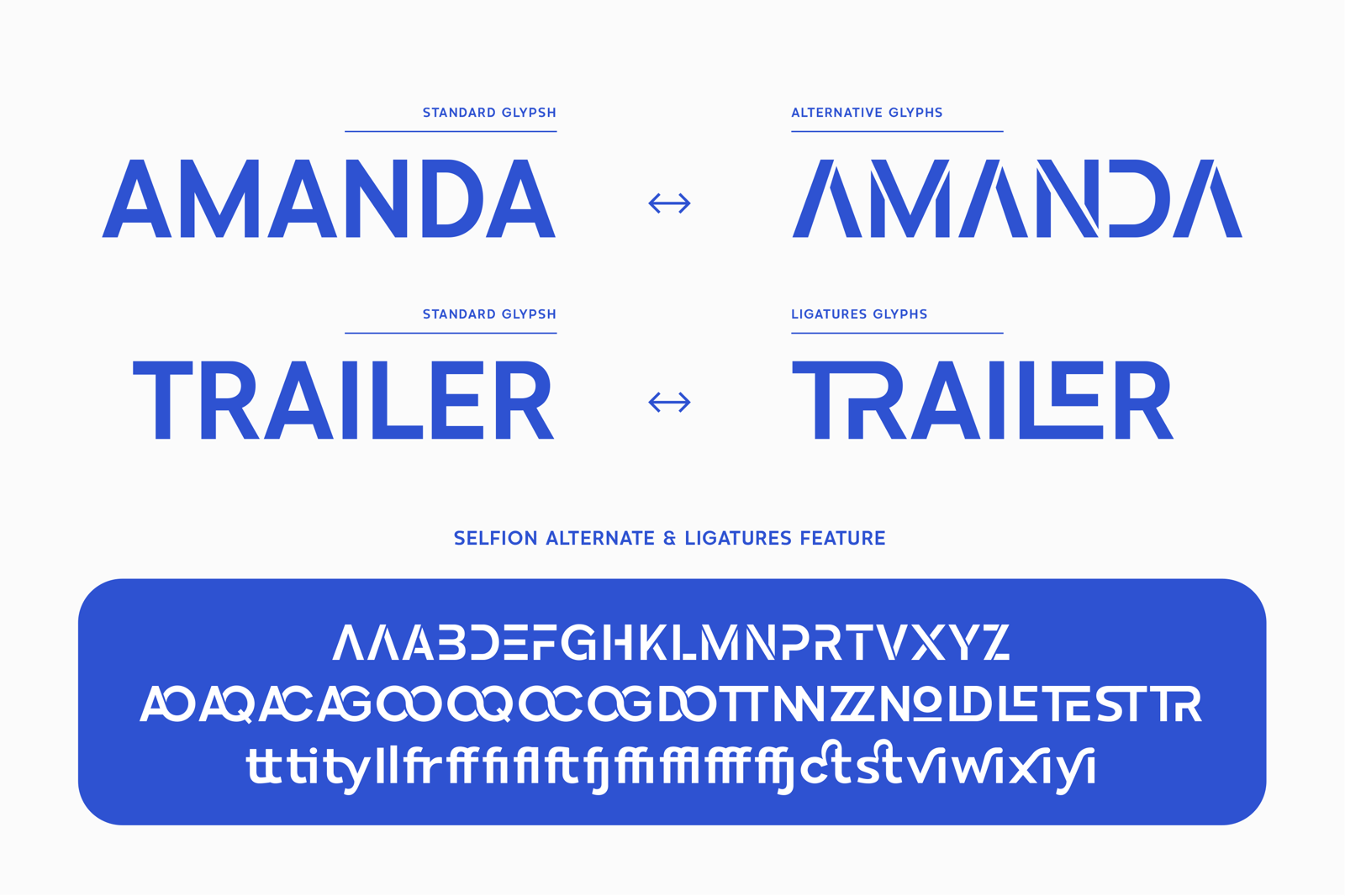 Selfion - A Modern Sans Serif Font