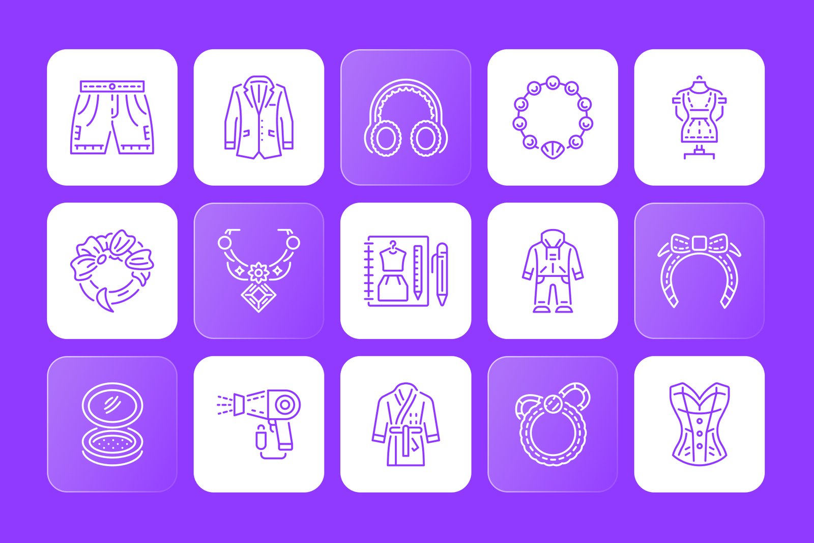 Fashion Icons Set