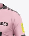 Soccer Jersey Mockup - Half Side View