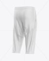 Quarter Sports Pants Mockup - Back Half Side View
