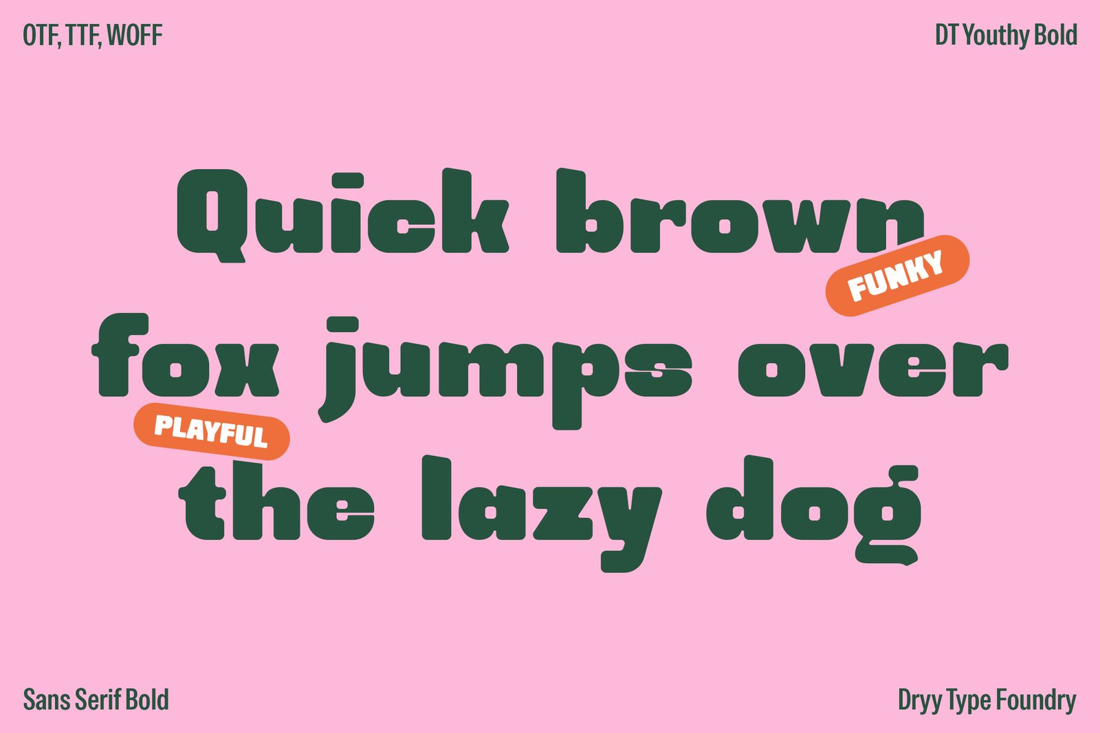 DT Youthy Bold Font