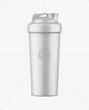 Matte Shaker Bottle Mockup