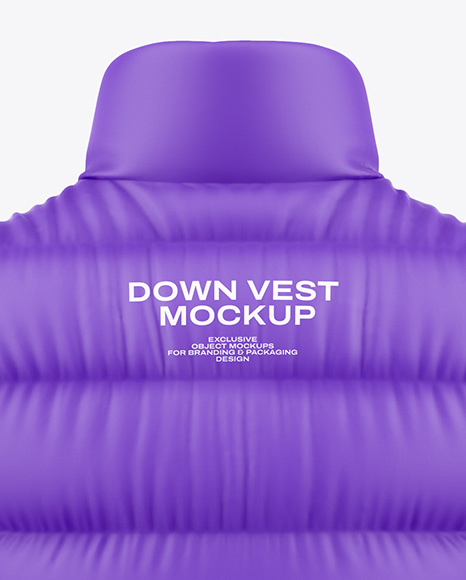 Down Vest Mockup