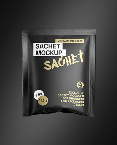 Matte Sachet Mockup