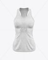 Women's Melange Tank Top Mockup