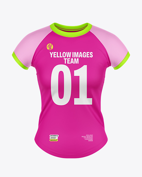 Women's Jersey Mockup - Mockup jersey depan belakang psd