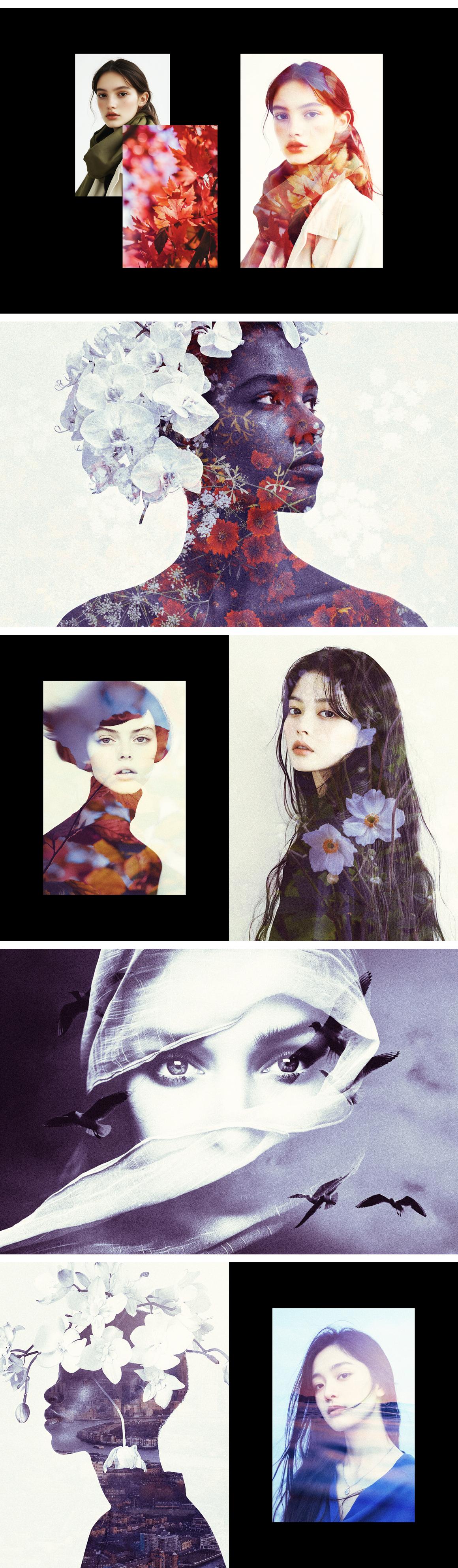 Mix Double Exposure Photo Effect