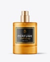 Frosted Glass Perfume Bottle Mockup
