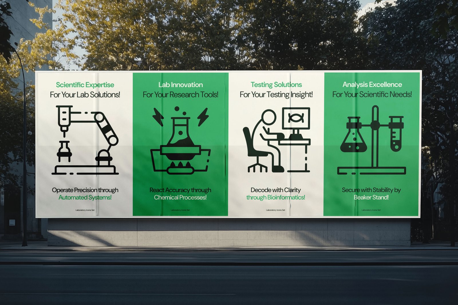 Laboratory Icon Set
