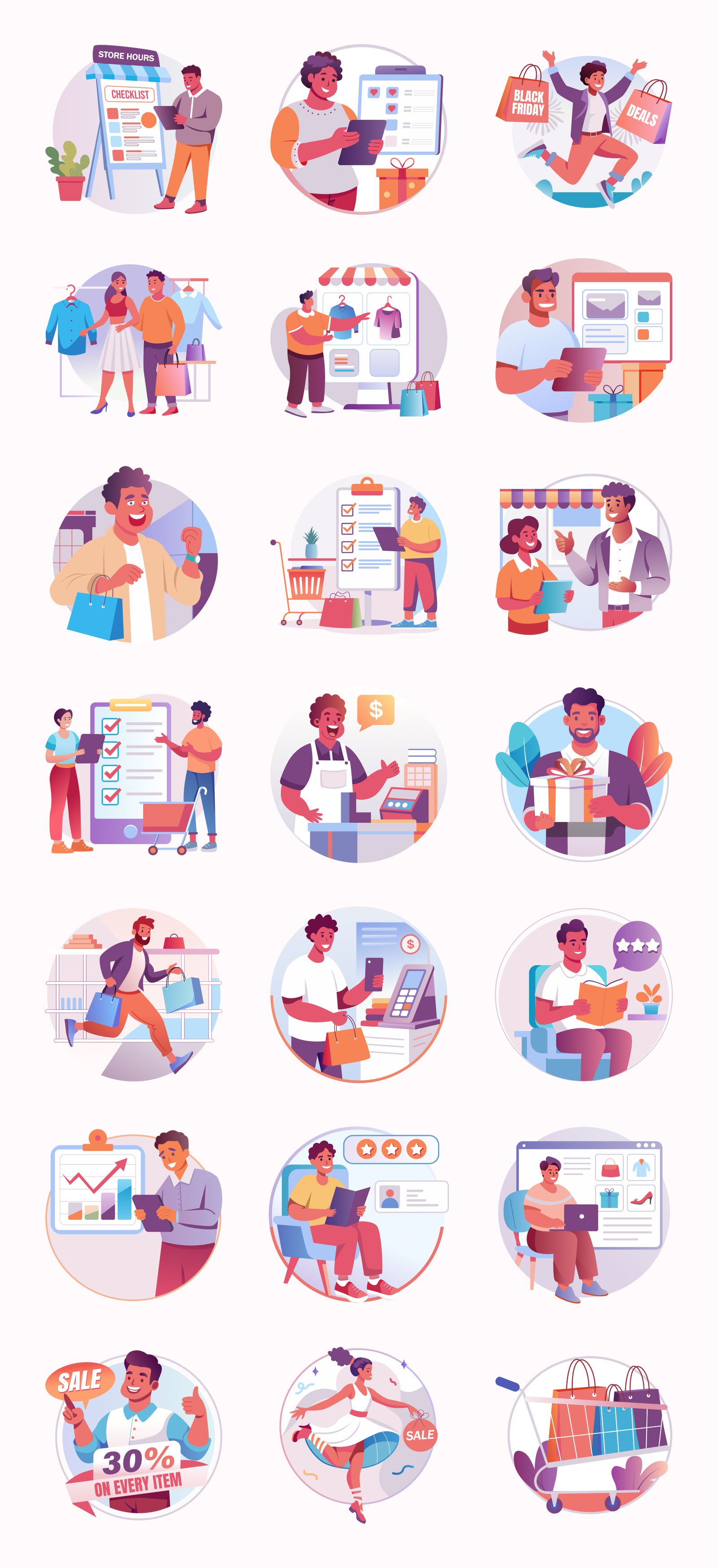 Black Friday Illustration