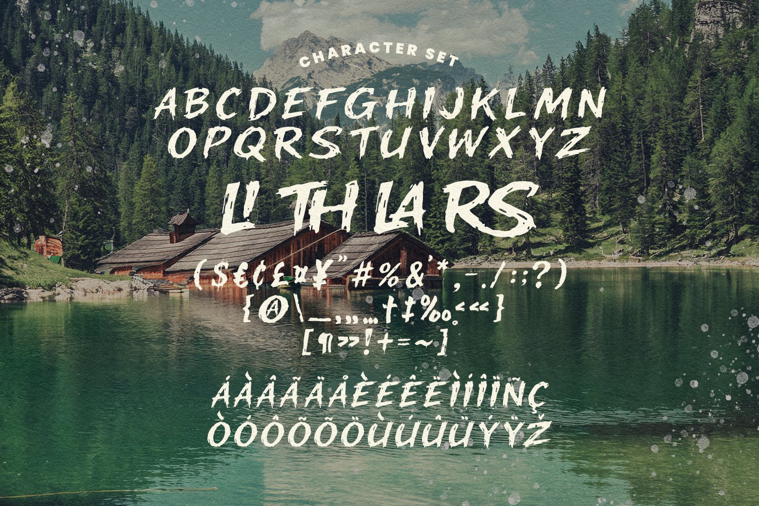Meliod Larsen Bold Hand Drawn Display Font