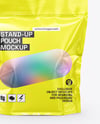 Glossy Stand-up Pouch Mockup