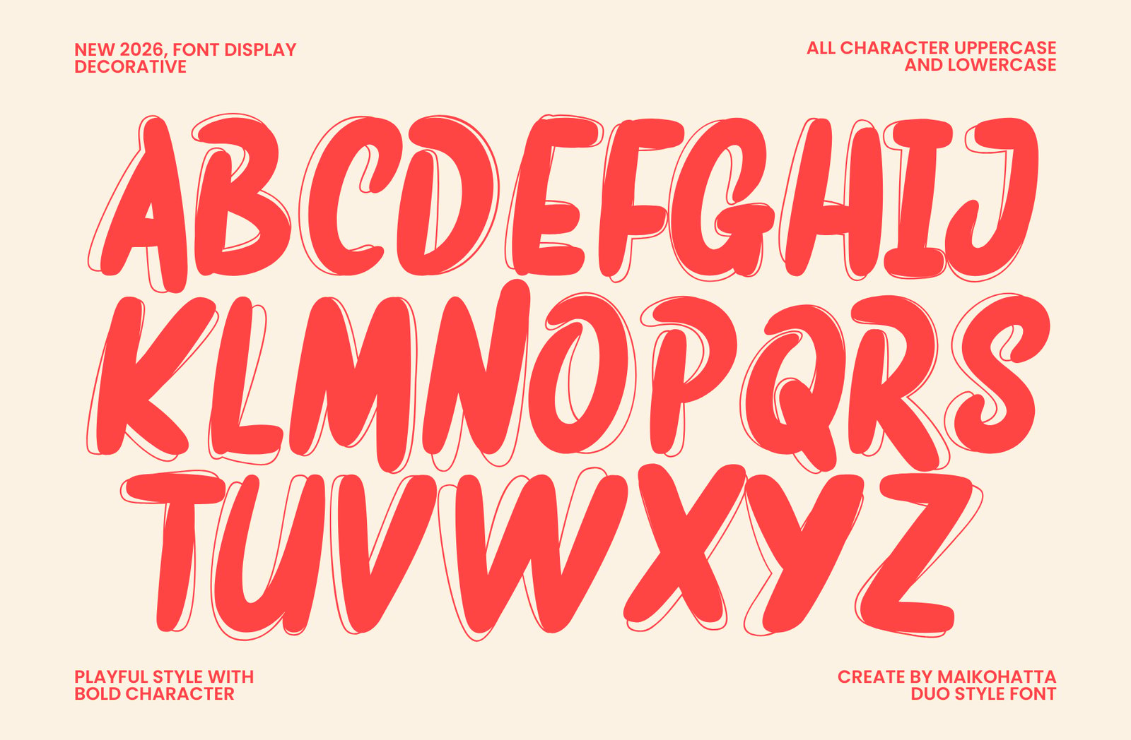 Dispay Micko – Playful Bubble Display Font