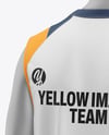 Training Sleeveless Kit Mockup - Back Half Side View