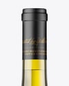 Antique Green Glass White Wine Bottle Mockup