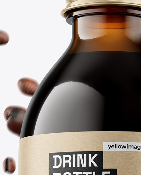 Cold Brew Coffee Bottle Mockup