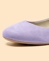 Suede Ballet Flat Mockup