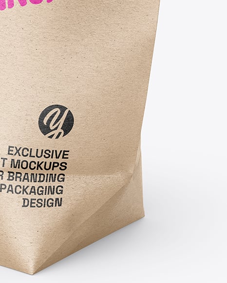 Kraft Paper Shopping Bag Mockup