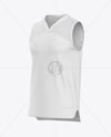 Basketball Jersey Mockup - Half Side View