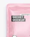 Glossy Sachet Mockup